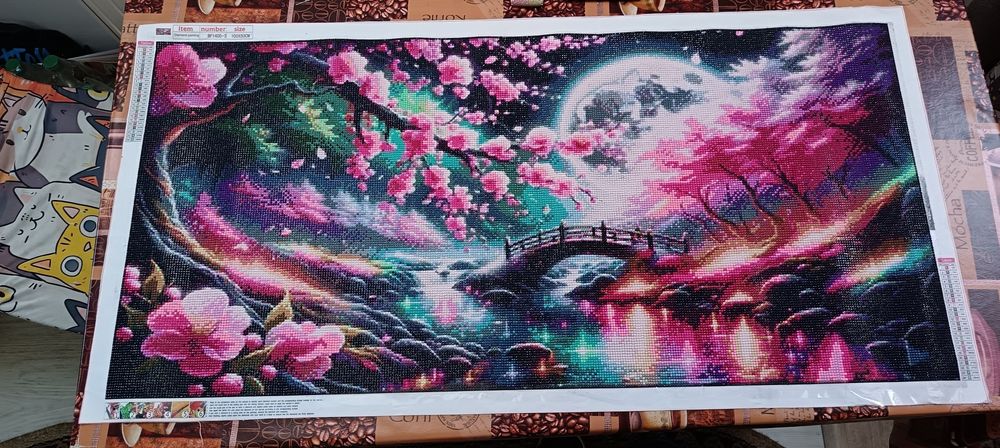 Tablou făcut cu diamante