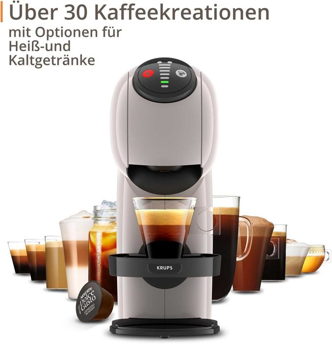 Кафемашина с капсули KRUPS NESCAFE Dolce Gusto Genio S, KP243AF0, бежава