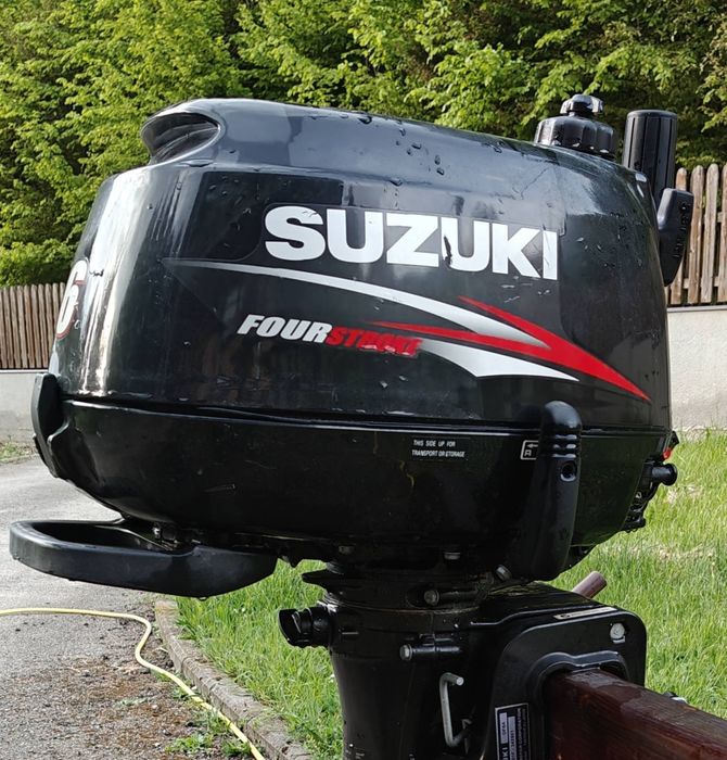 Motor de barca Suzuki 6 CP Cizmă Scurtă – Pornire Perfectă, Gata de Apă