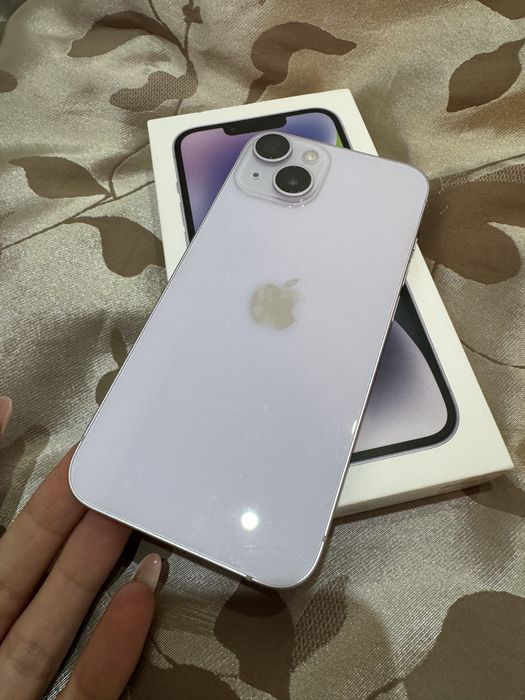 iPhone 14 Purple 128GB - Liber de rețea | Stare impecabilă + Cutie + Cablu