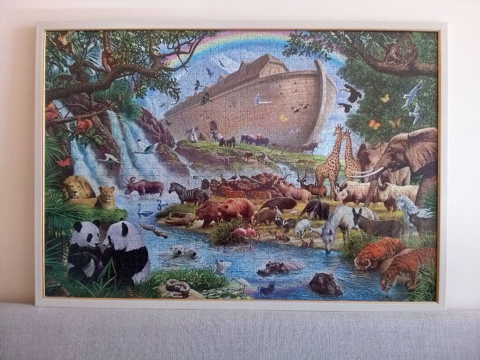 Нареден с рамка пъзел Ноевият ковчег 2000 части, 97,5 х 66,8 см.