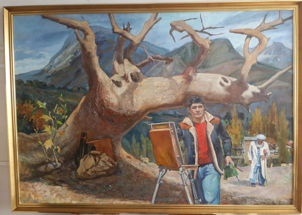 Настенная живопись(мураль), пейзаж, портрет и тематическая живопись!