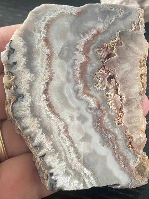 agat Icicle Lace  Red White Mexico