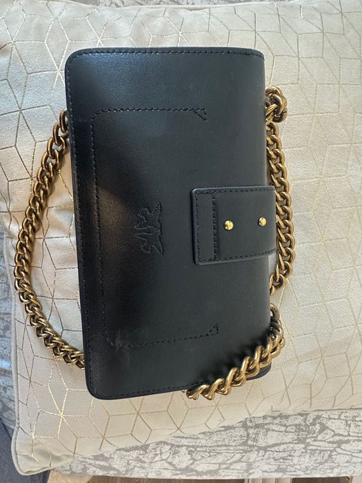 Чанта Pinko естествена кожа