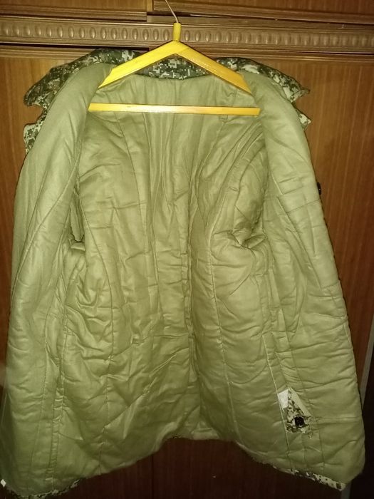 Бушлат, фуфайка.