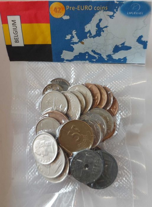 Белгив 42 монети от серията „Преди еврото“