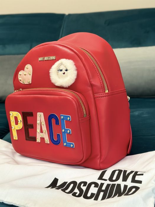 LOVE MOSCHINO оригинална кожена раница