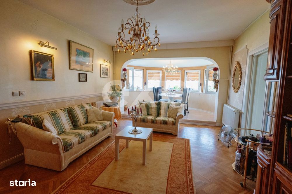 Apartament 4 camere in casa tip elvetian, cu teren propriu, garaj si g