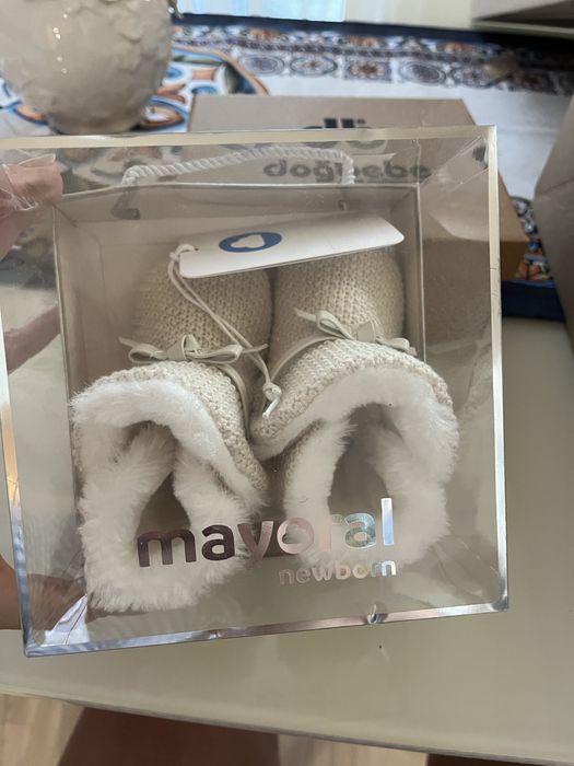 Бебешки обувки, буйки за момиче zara, mayoral