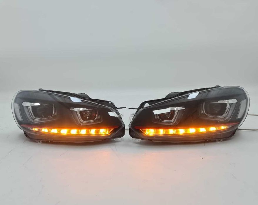 Faruri Golf 6 LED 2008-up U Design GTI semnal LED dinamic