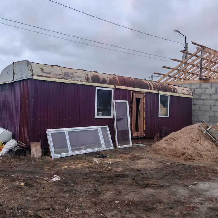 Жилой вагон утеплены