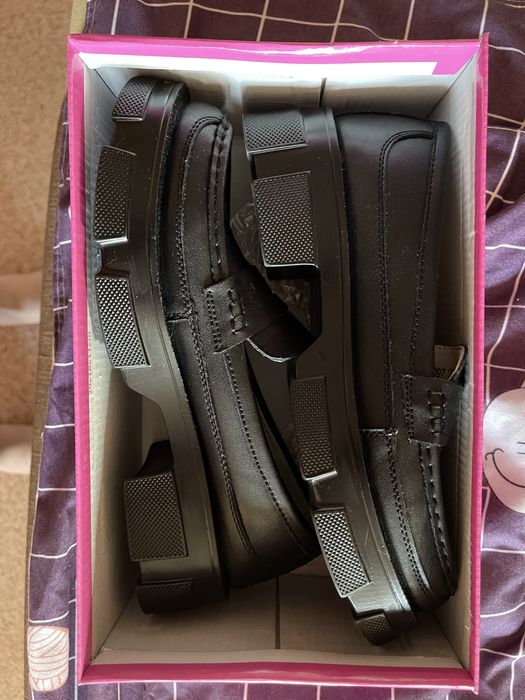 Лоферы кожаные