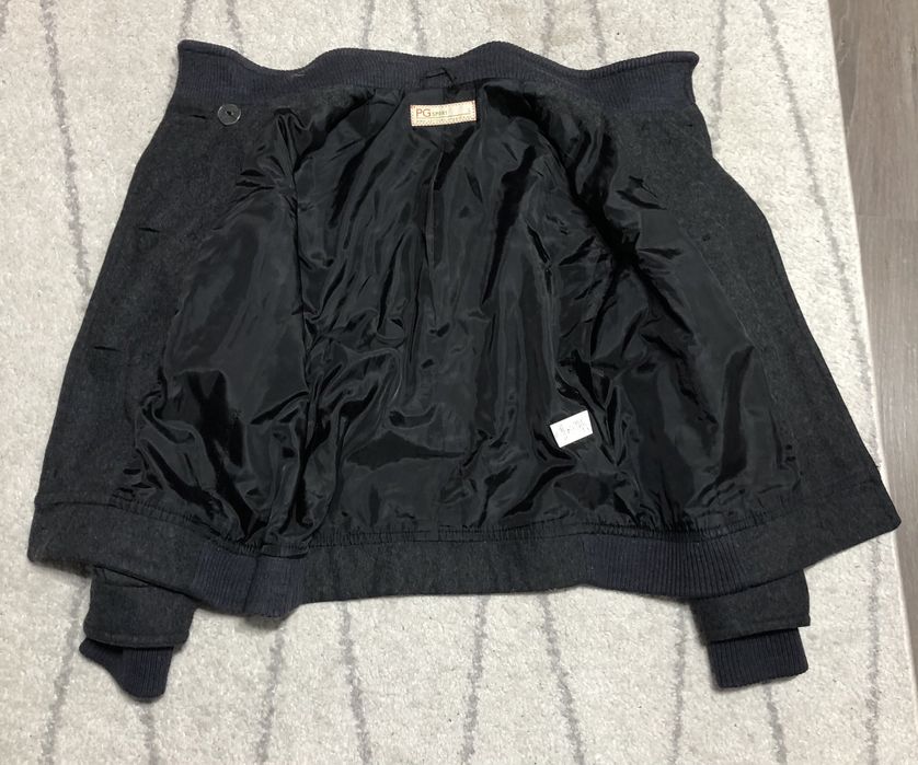 Geaca stofa marime L geaca scurta stofa l geaca gri