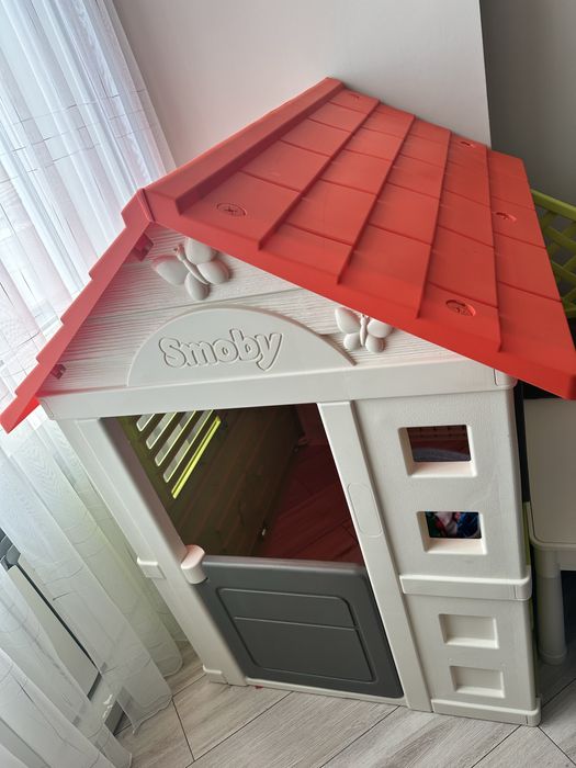 Smoby Домик с кухней 810713 красный
