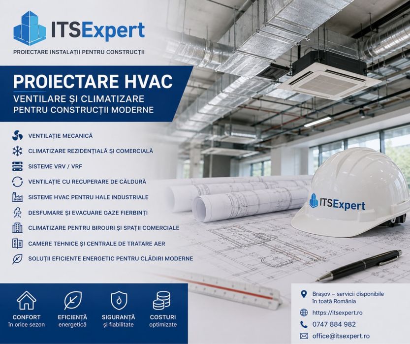 Proiectare Instalații | DTAC | PT | DDE | Avize ISU și SGA | ITSExpert Brașov