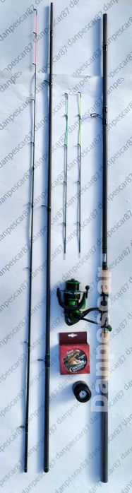 SET FEEDER Lanseta HARRIER 4,20m 150gr+Mulineta SPARKLER 4000+150m fir