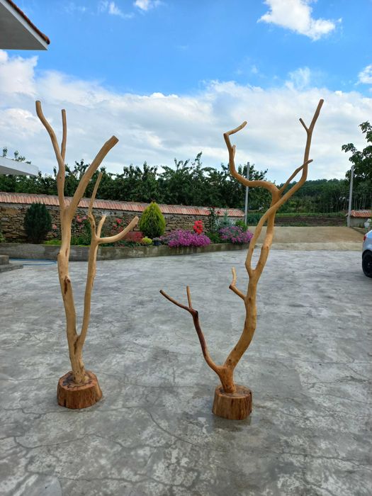 Декорация от дървена украса