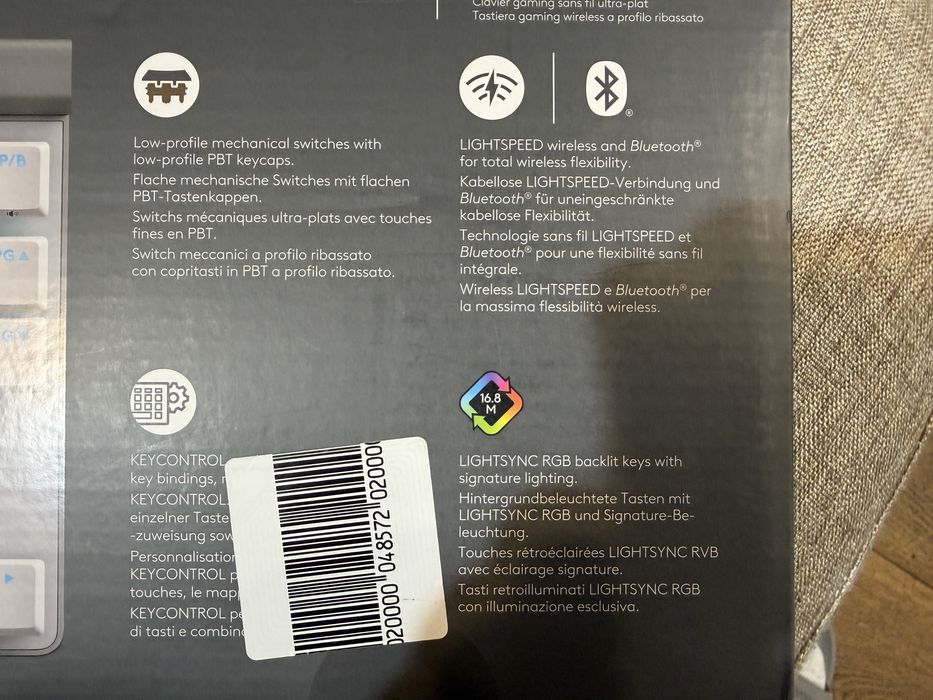 Клавиатура LOGITECH G515 LIGHTSPEED TKL White. Официална. Гаранция.