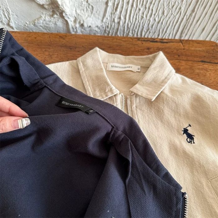 Стильная детская куртка из денима для мальчиков 3-4 года