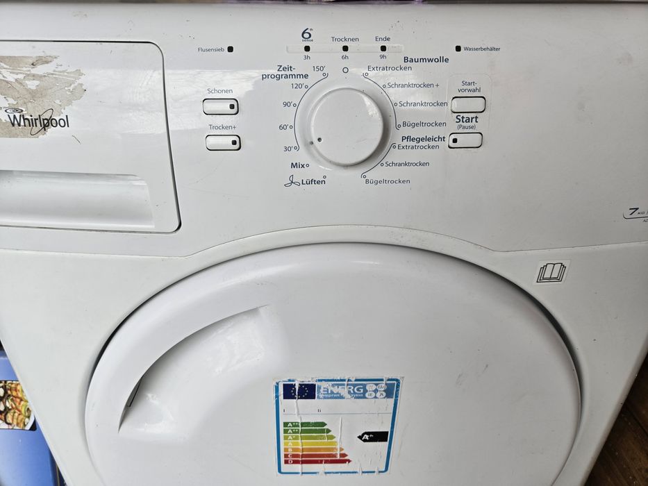 Сушилня Whirlpool 7 кг, 6th Sense – работеща