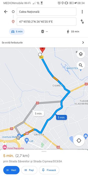 Teren intravilan, loc de casa în Cismea, Rachiti Botosani