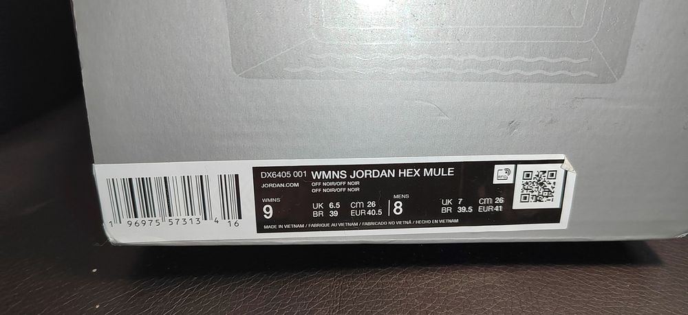 Nike Jordan Hex Mule, номер 41