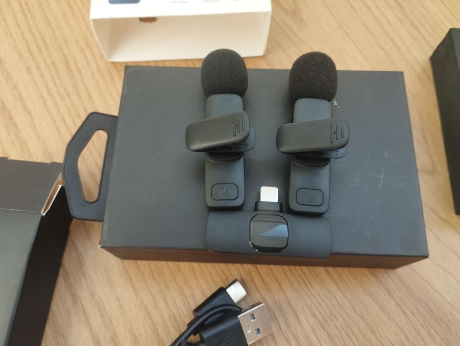 2 безжични микрофона за Iphone