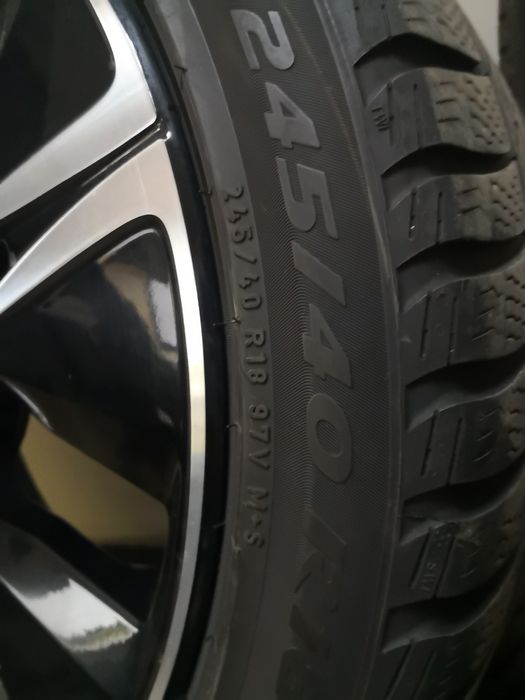 225 45 18 предни 245 40 18 задни гуми спорт пакет 18 цола