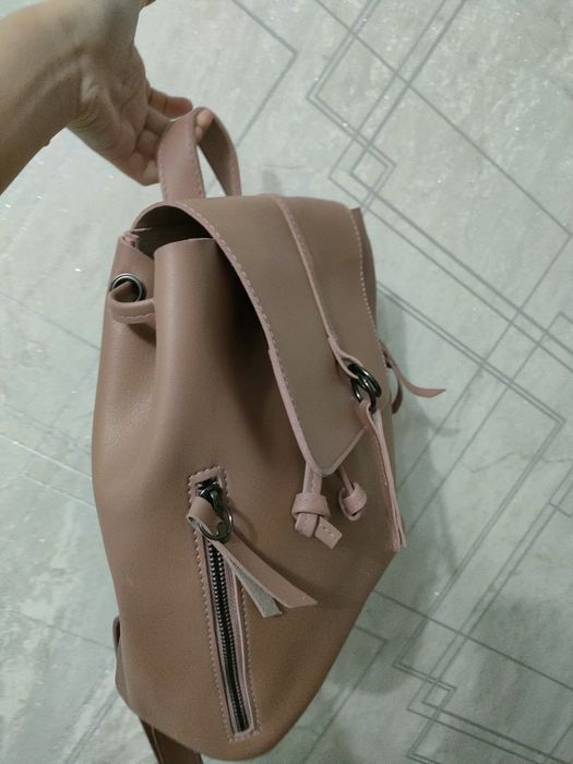 рюкзак кожаный, женский