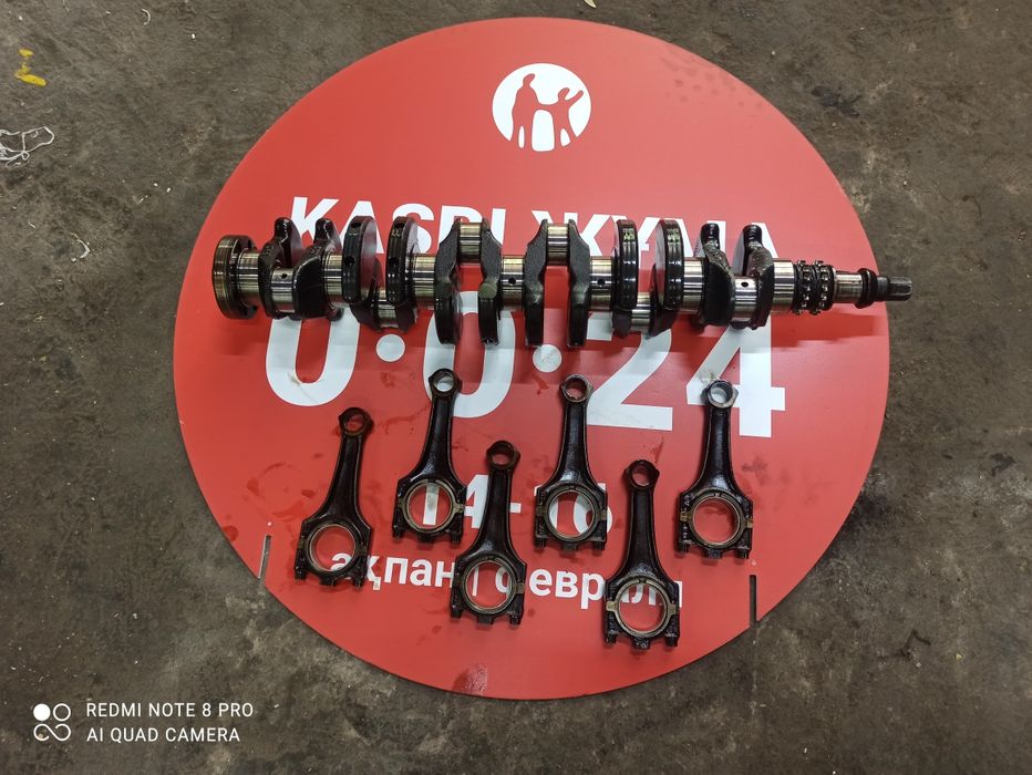 Коленвал шатуны бмв 2.8