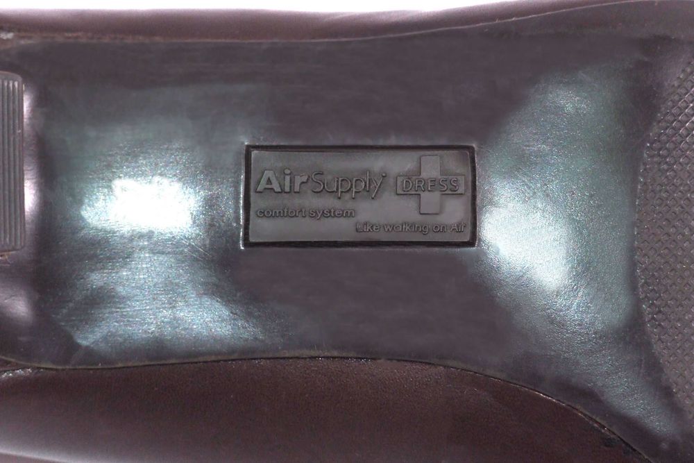 Pantofi dama "AIR SUPPLY" 37,5 - 38, piele 100%, maro inchis, NOI