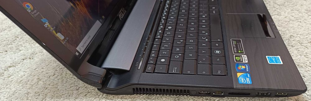 Laptop Asus N53Jg Intel I3  HDD/SSD Ram 8 Gb Video dedicat Nvidia GT 415 display 15.6 Inch
