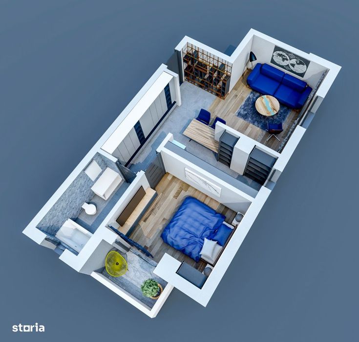 Apartament cu 2 camere Visan