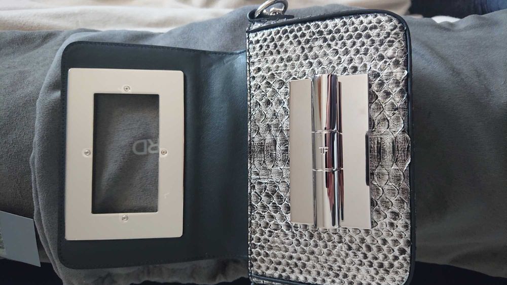 Tom Ford Natalia Silver Python