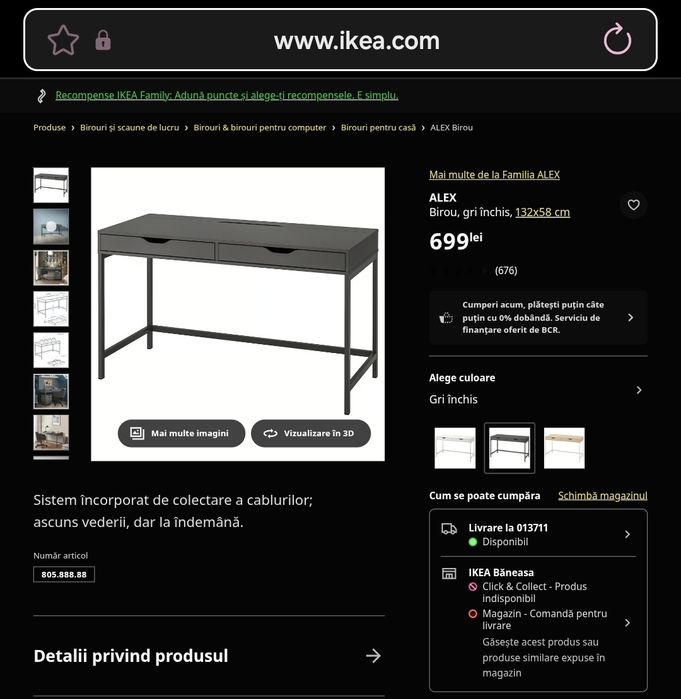 Birou  de lucru copii/adulti