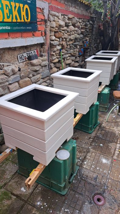 Кашпи дървена по желан размер