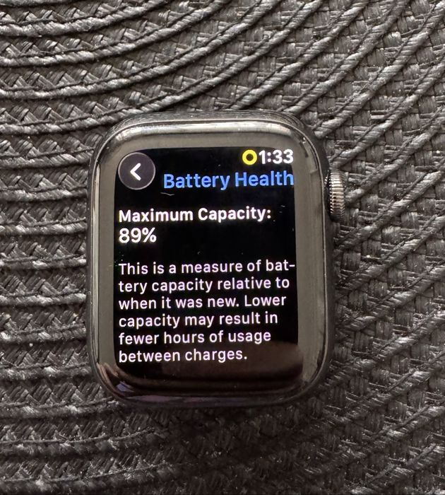 Apple Watch 8 41mm Stainless Steel Graphite Cellular + Milanese Loop