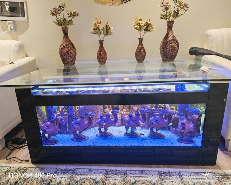 Аквариум 250 литрдан ошик.