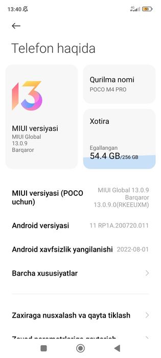 Poco M4 pro 256GB