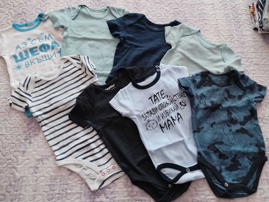 Лот бебешки дрехи 0-12 месеца