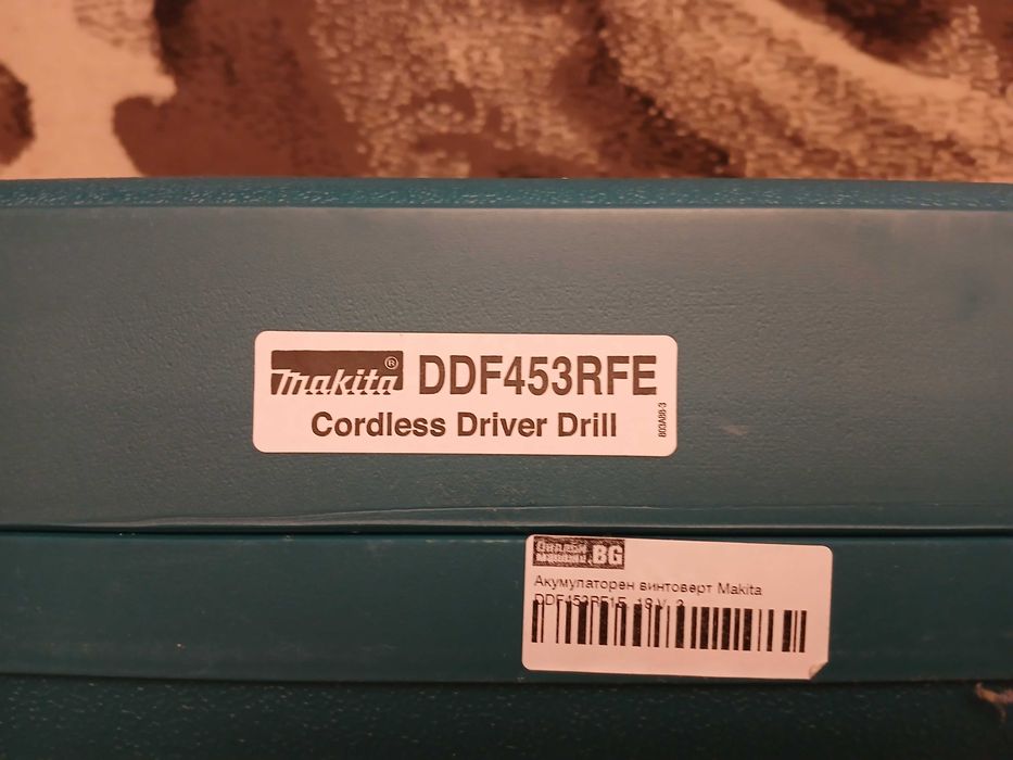 Акумулаторен винтоверт Makita DDF453RFE