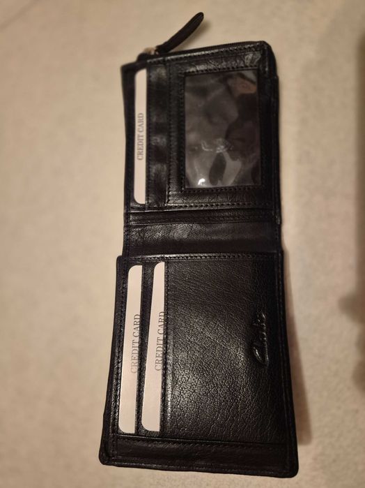 Мъжки портфейл естествена кожа