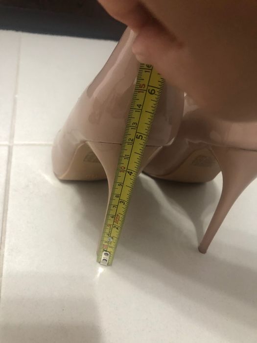 Pantofi stiletto roz prăfuit