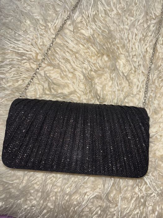 Официална чанта : малка, черен цвят