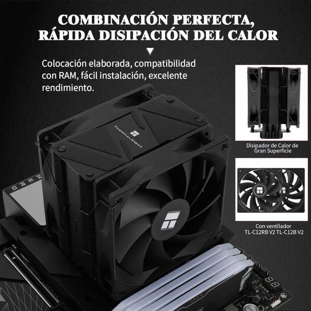 Cooler Procesor Thermalright Burst Assassin 120 EVO DARK