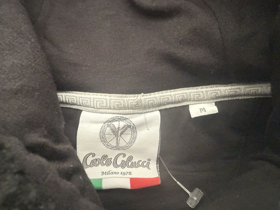 Carlo Colucci Teddy Fleece Hoodie ОРИГИНАЛЕН мъжки суичър M/L