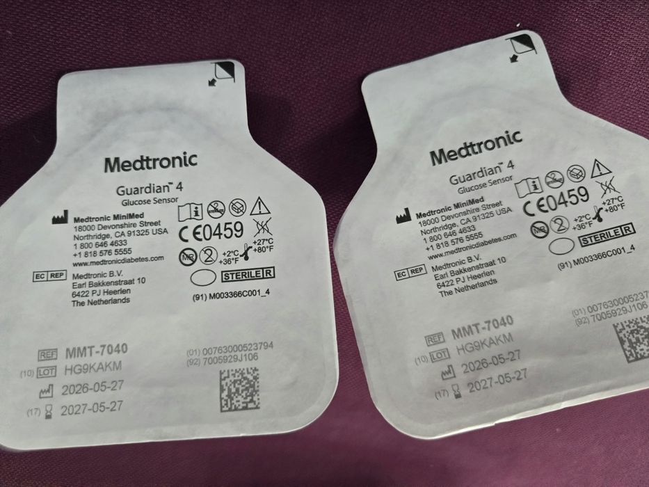 Senzori Medtronic Guardian 4 – sigilați, valabilitate 2027