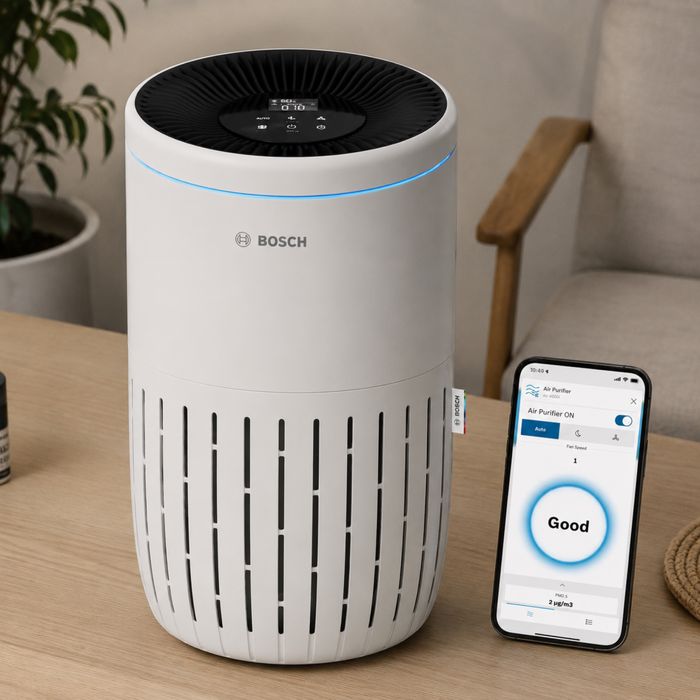 Purificator Aer Bosch Air 4000i WiFi HEPA H13 Smart 62mp Silentios