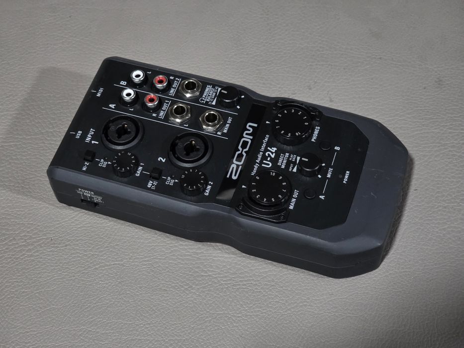 Interfață audio ZOOM U-24, handy audio , stereo,  usb ,xlr,