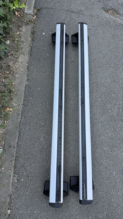 Set Bare Transversale Thule WingBar Evo + Picioare 7105 (universale)+ Suporturi Bicicletă ProRide 598 & UpRide 599 (Opțional Kit Passat B8)